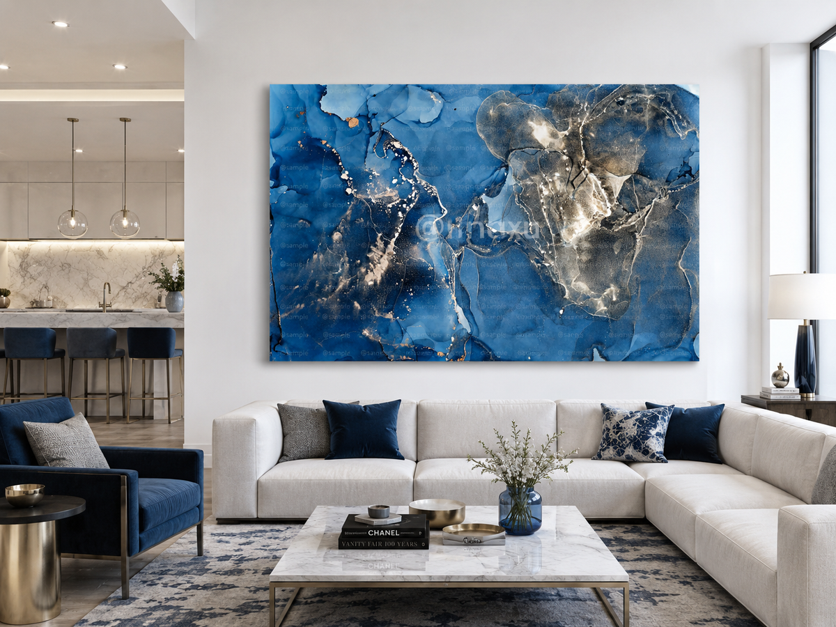 ABSTRACT BLUE 5