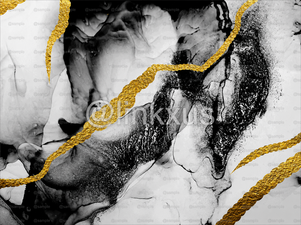 ABSTRACT BLACK AND GOLD