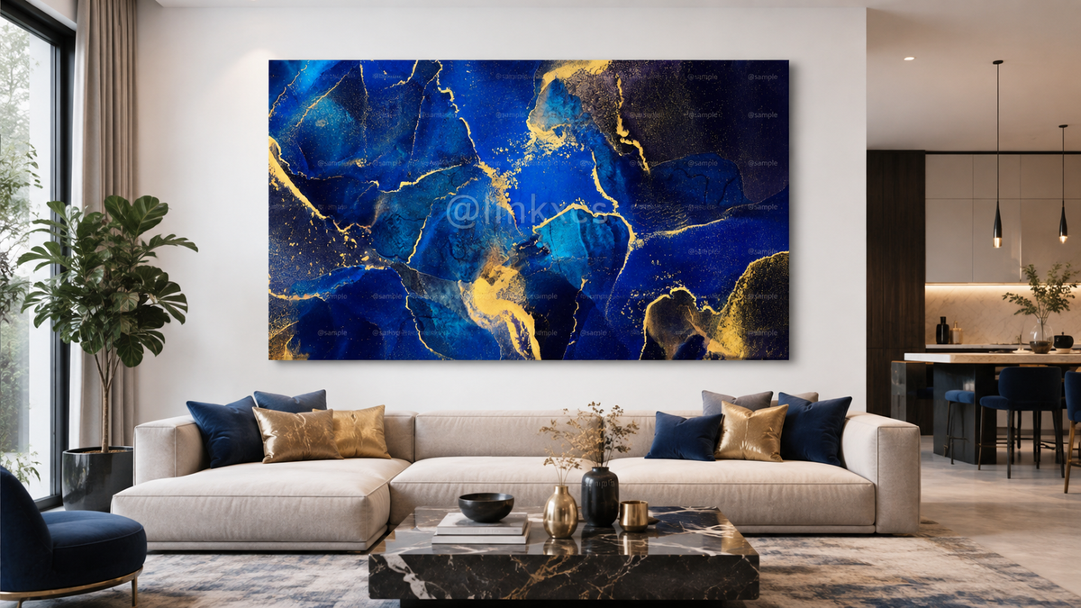ABSTRACT BLUE 4