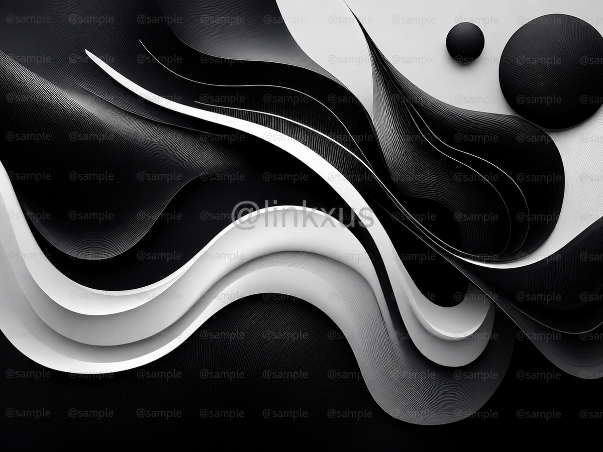 BLACK AND WHITE ABSTRACT