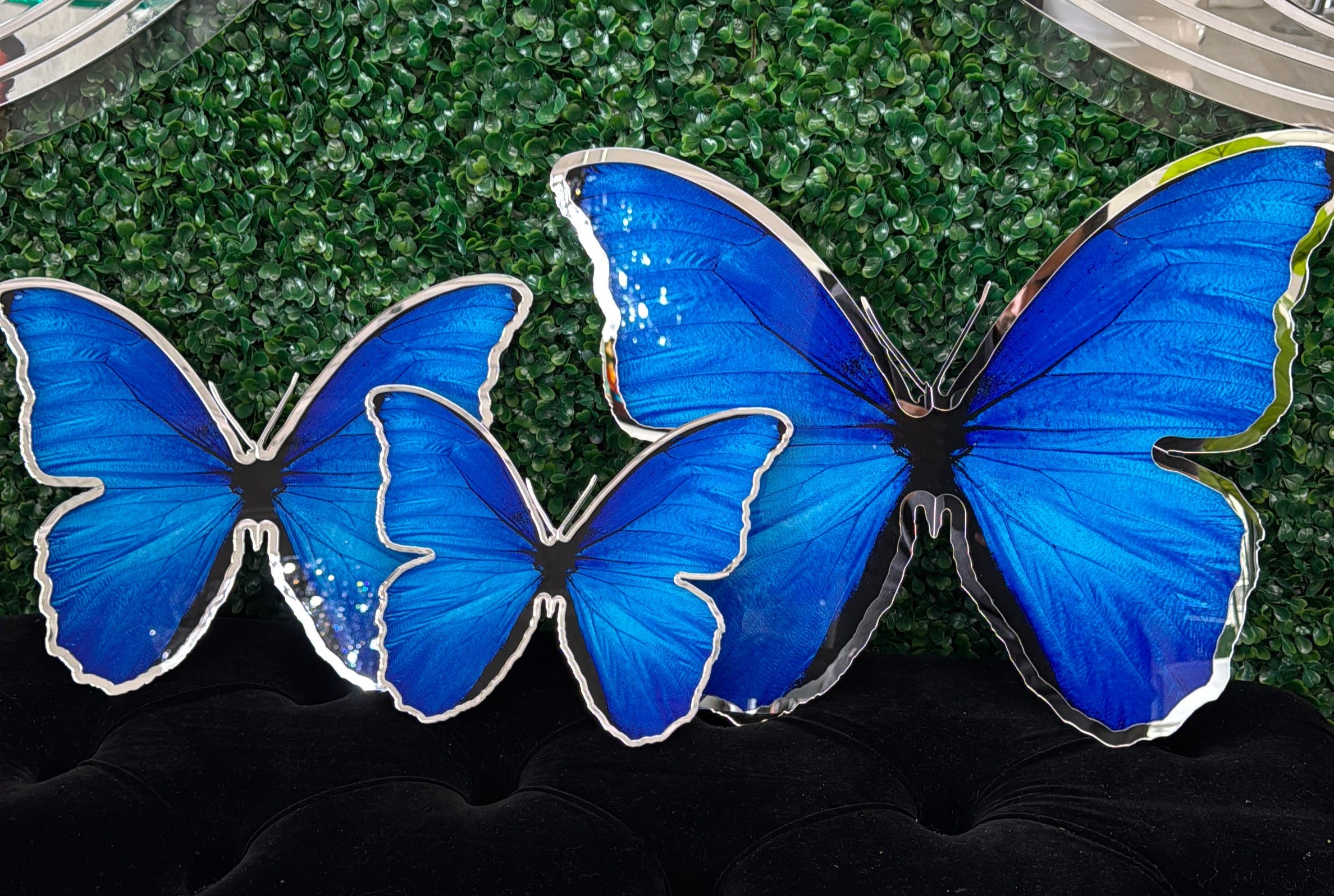3 PCS SET ACRYLIC BUTTERFLY WITH MIRROR