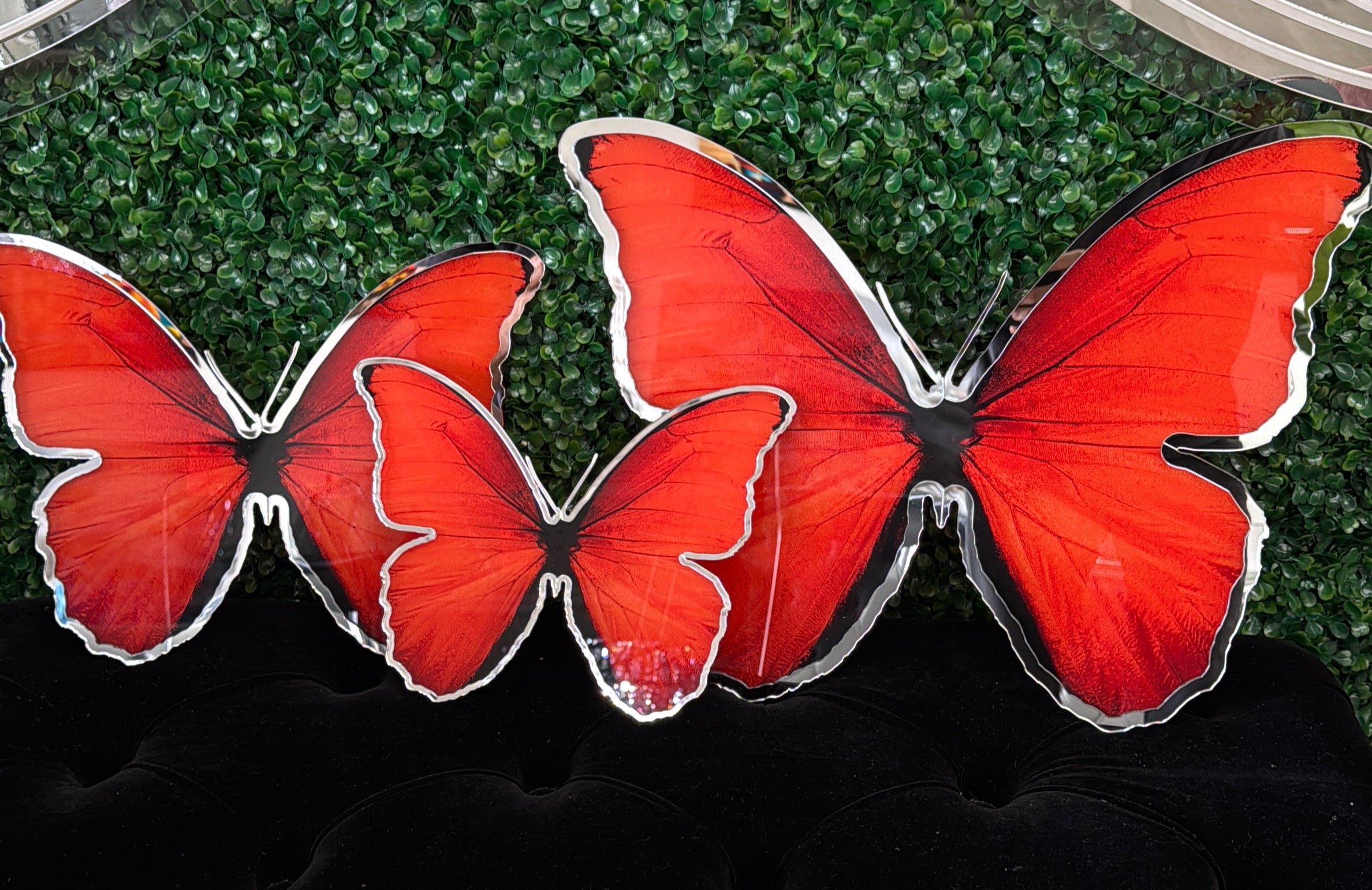3 PCS SET ACRYLIC BUTTERFLY WITH MIRROR