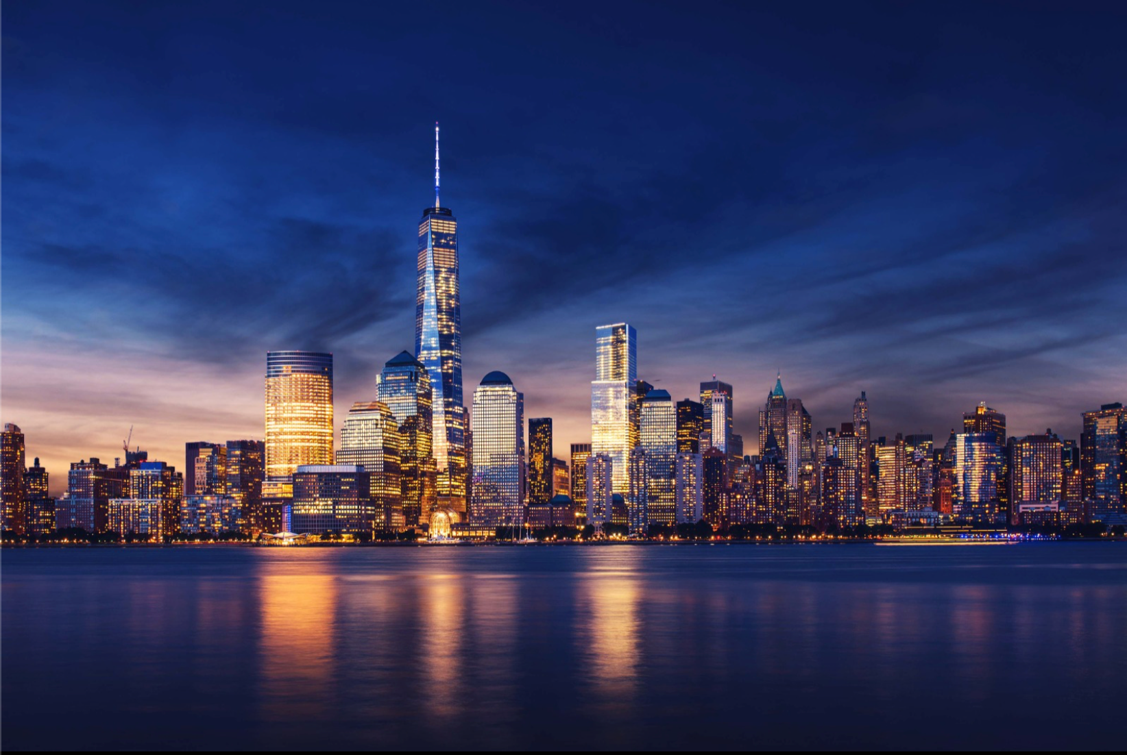 NEW YORK CITY NIGHT BLUE