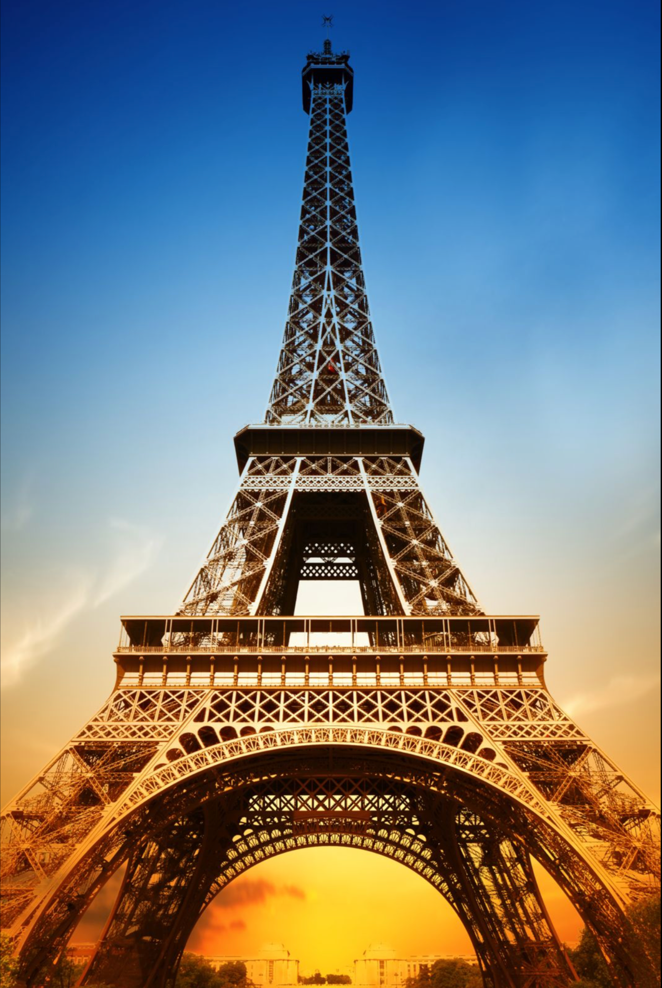 EIFFEL TOWER SUNSET