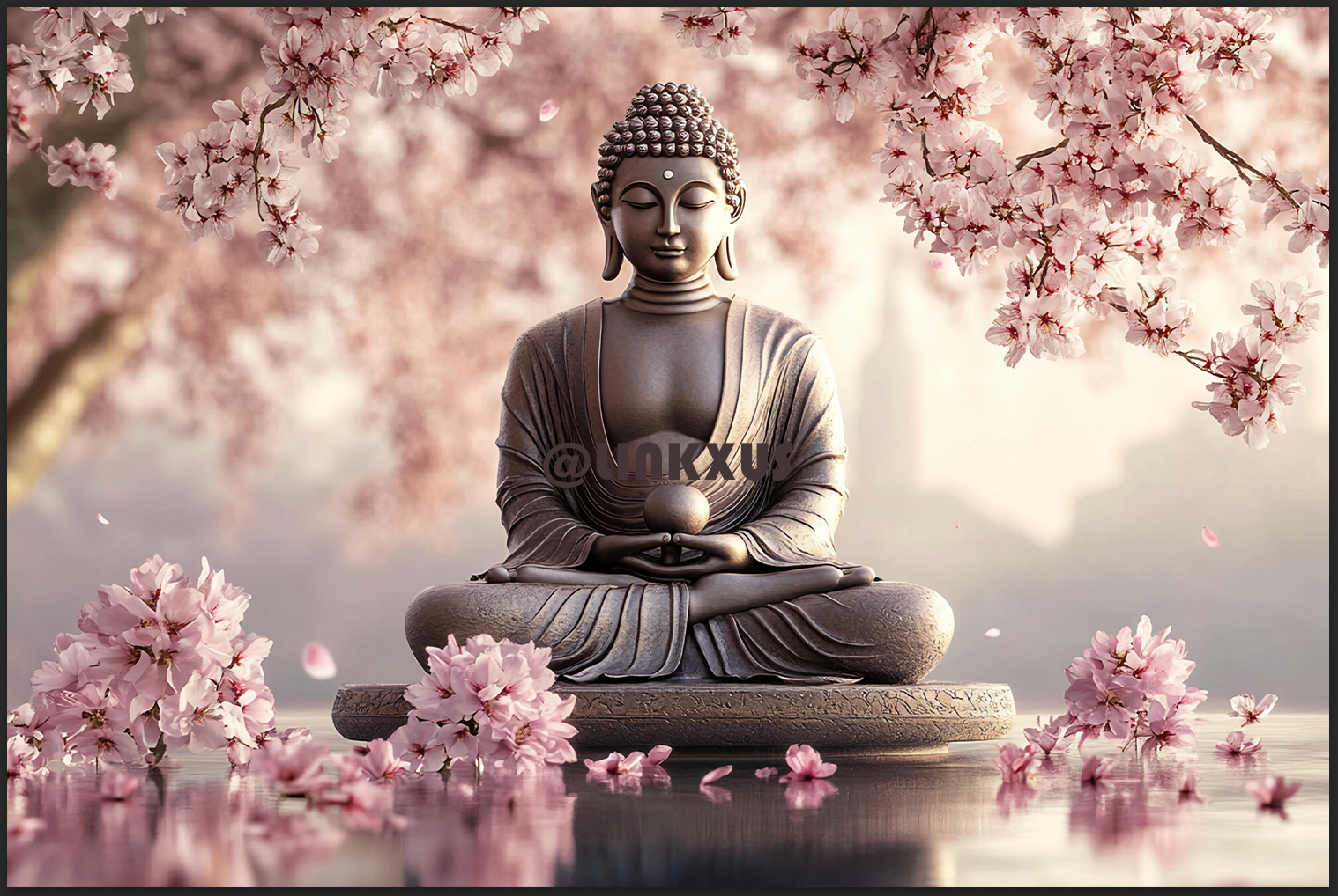 PINK BLOSSOM BUDDHA