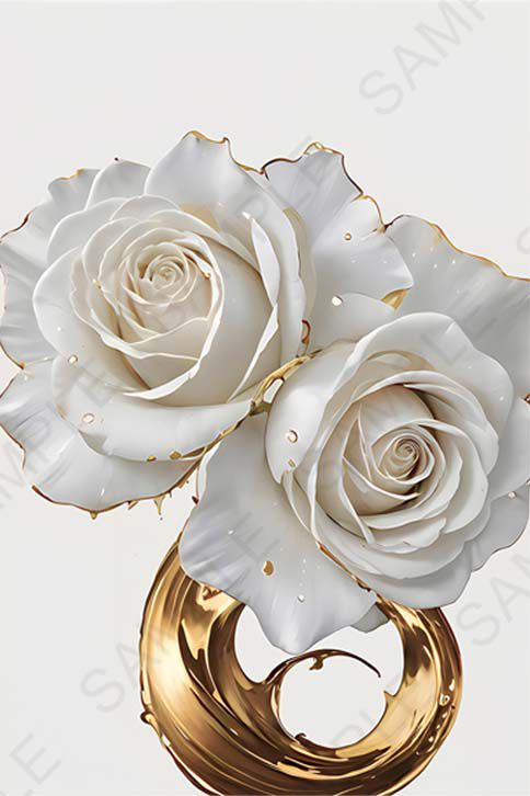 3 PIECE ROSE SET
