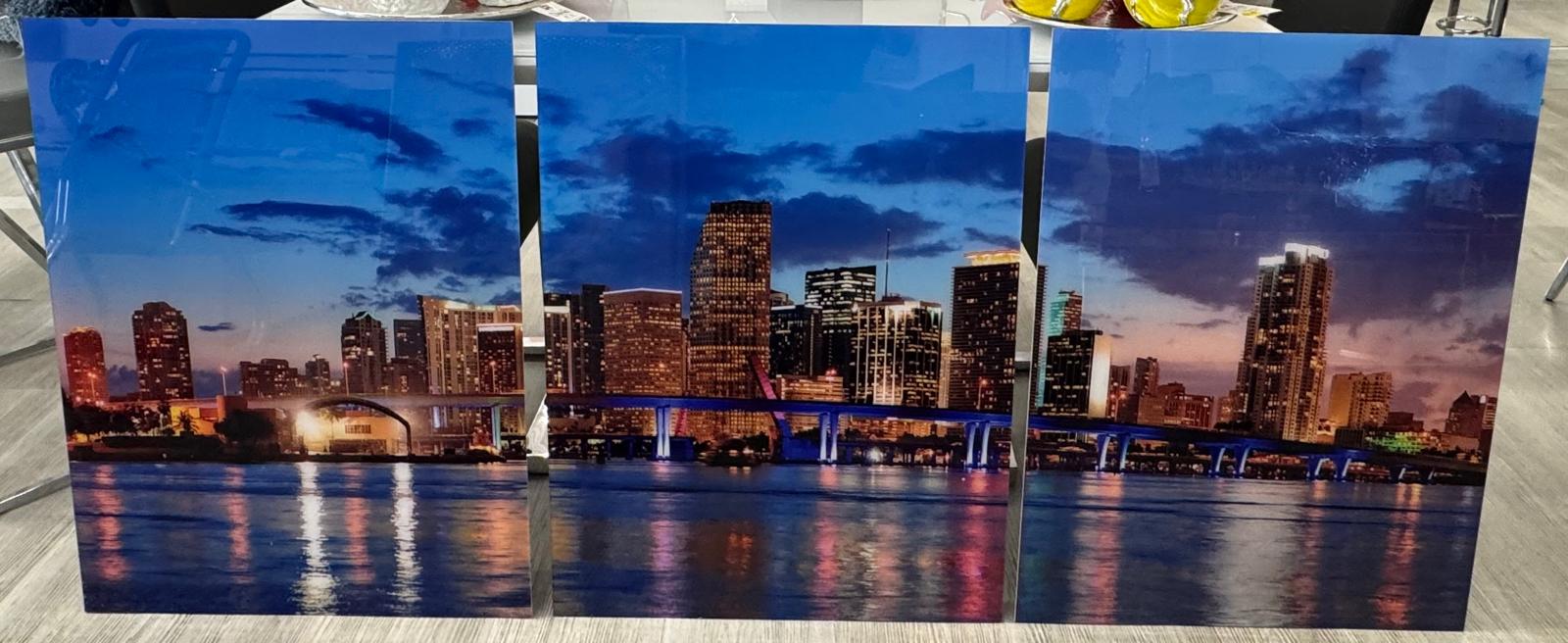 3PCS SET MIAMI BRIDGE 72X32 (24X32 EA)