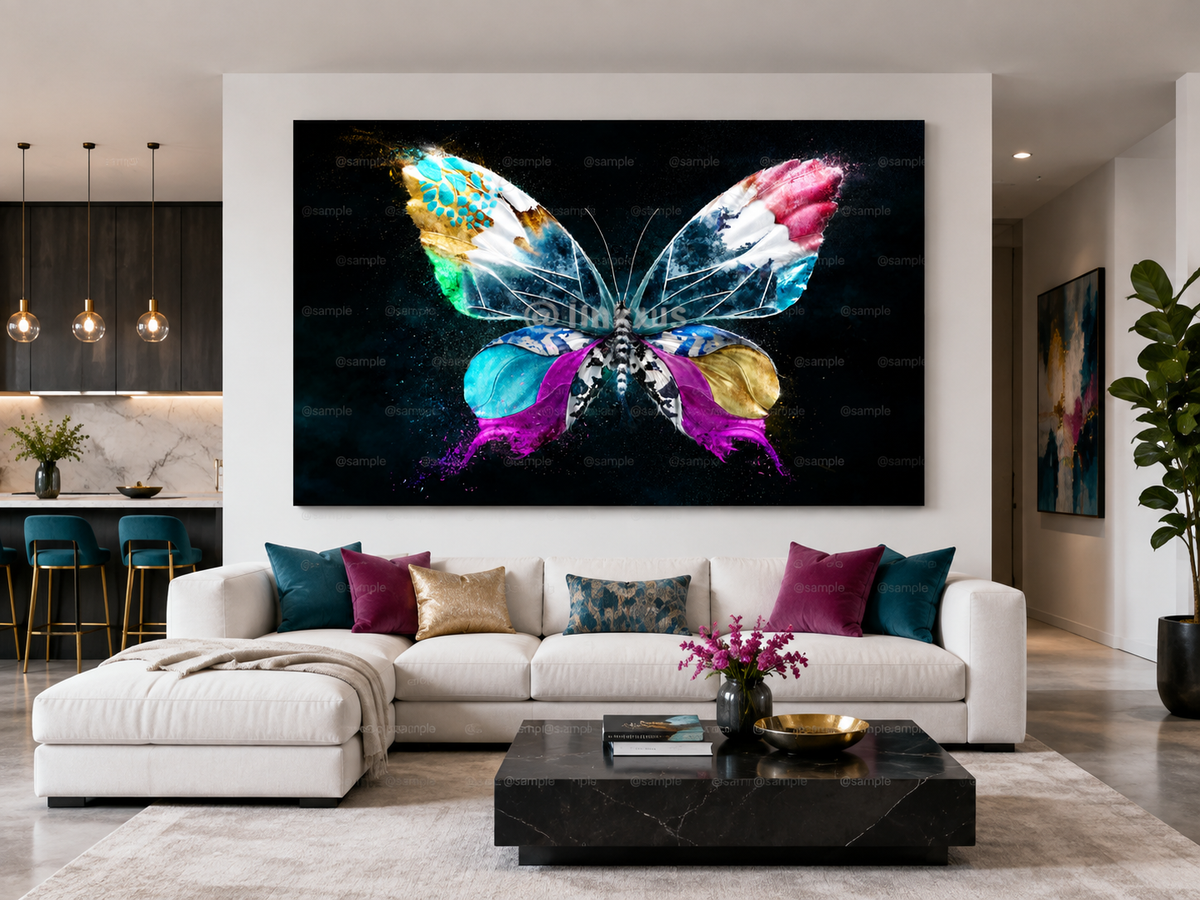 MULTICOLOR BUTTERFLY