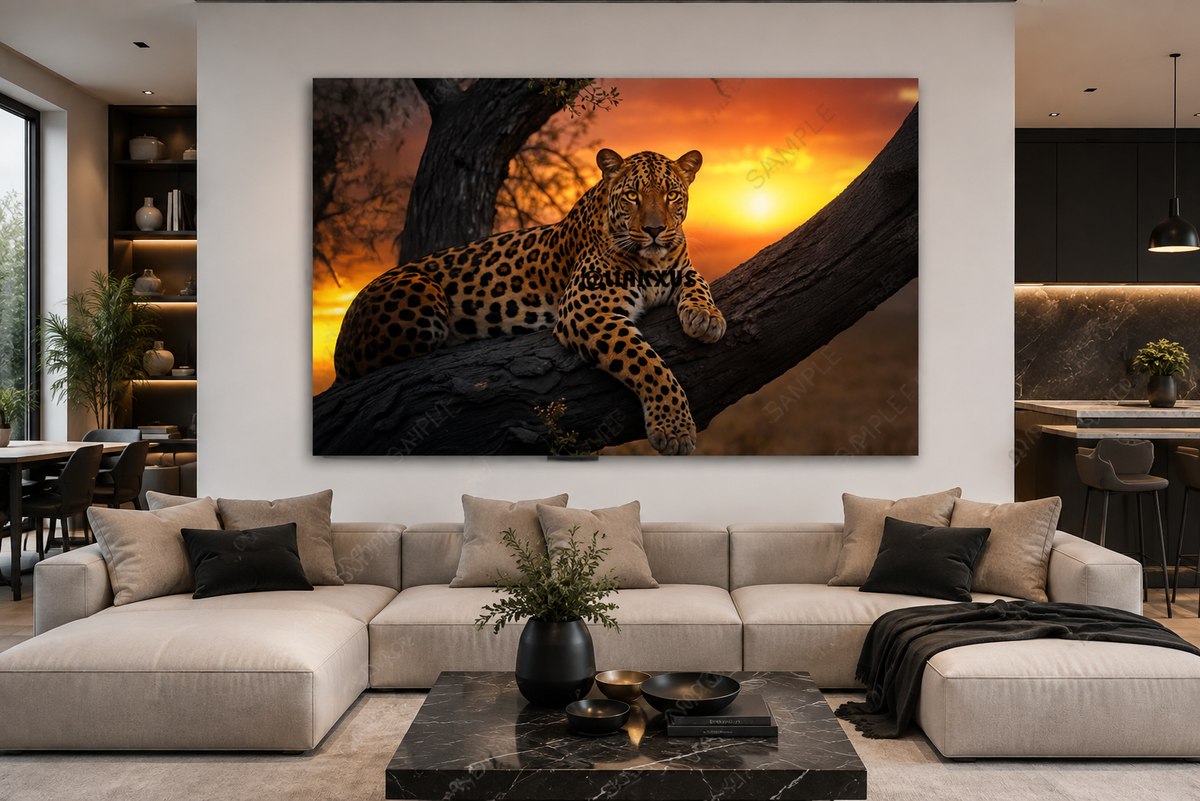 LEOPARD SUNSET