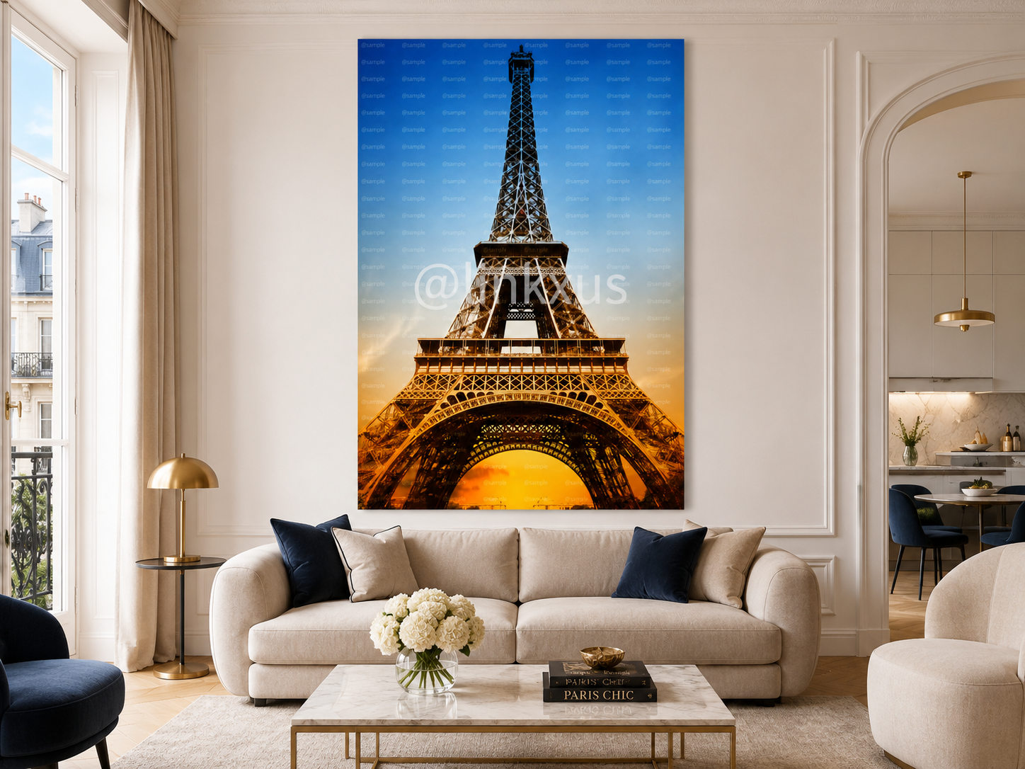 EIFFEL TOWER SUNSET