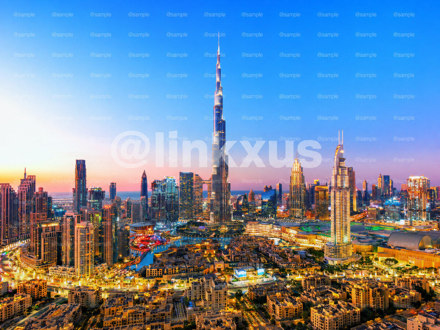 BURJ KHALIFA SUNSET