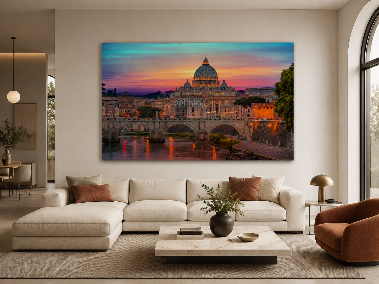 ST. PETER’S CATHEDRAL ROME SUNSET