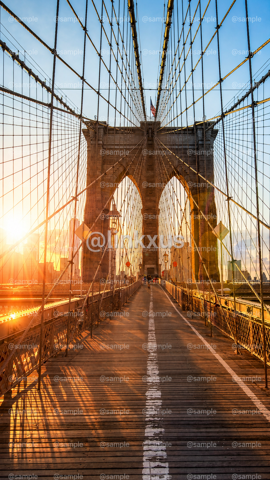 BROOKLYN BRIDGE SUNSET