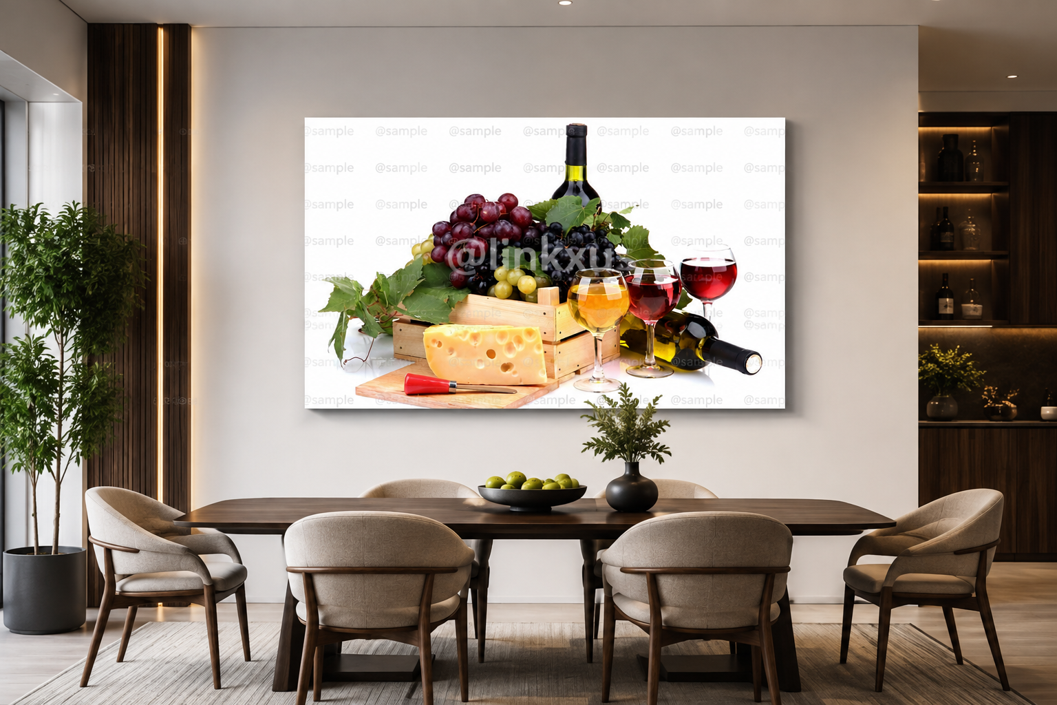 WINE AND CHEESE BOARD