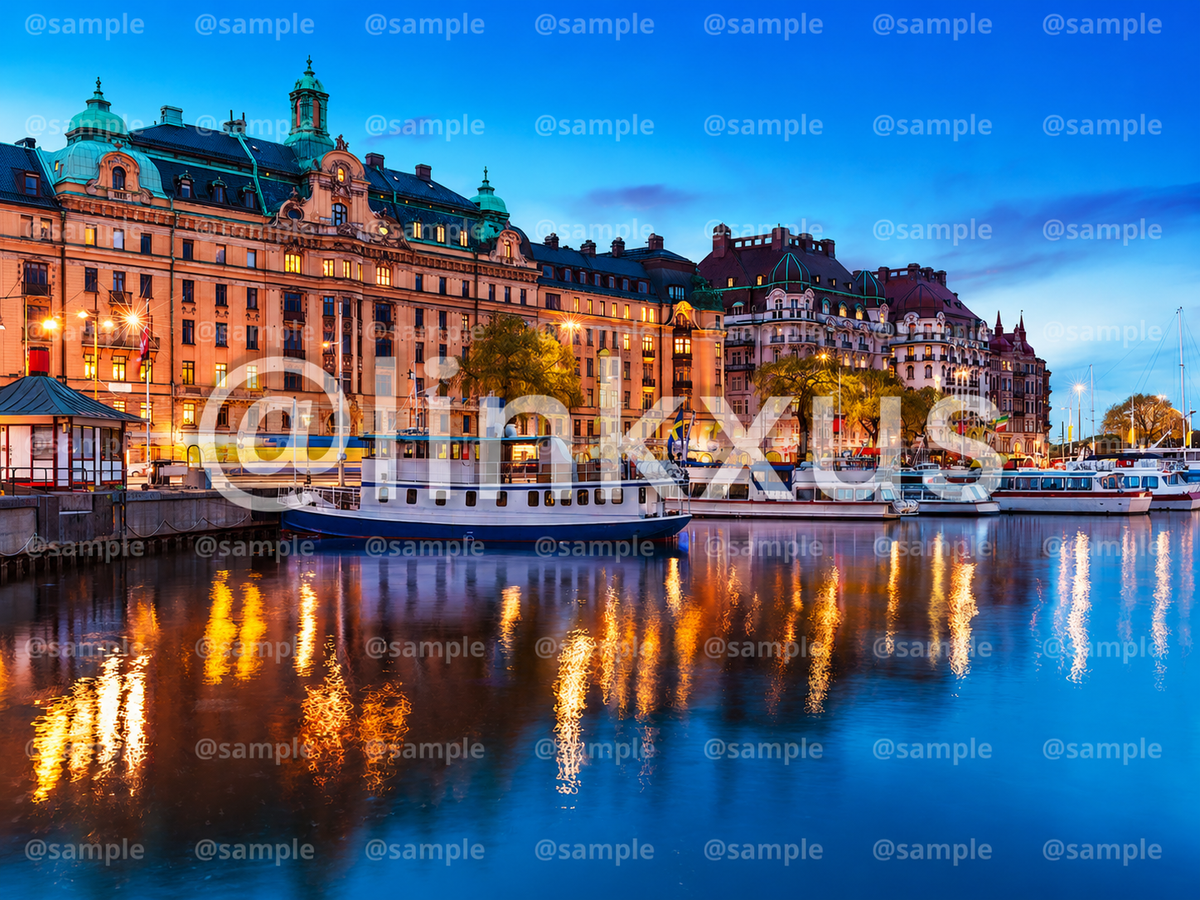 STOCKHOLM SWEDEN SUNSET