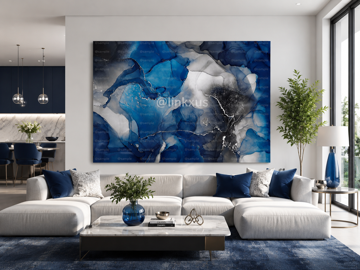 ABSTRACT BLUE 6