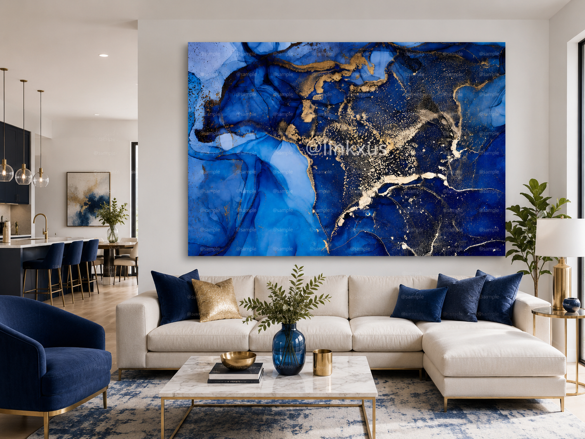 ABSTRACT BLUE 7