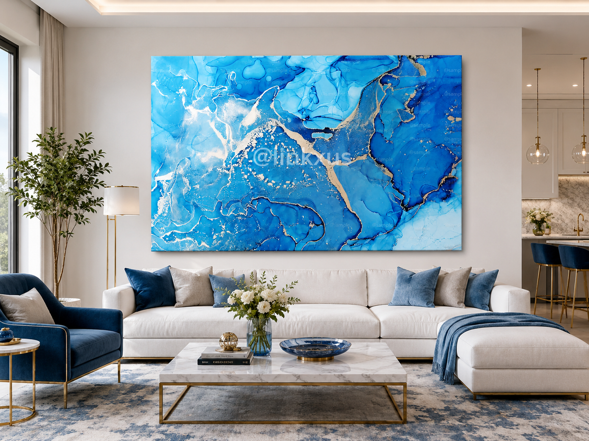 ABSTRACT BLUE 8