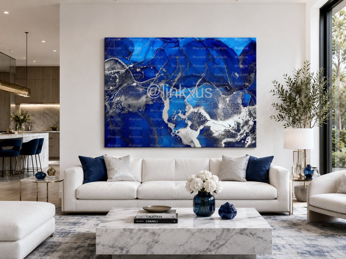 ABSTRACT BLUE 9