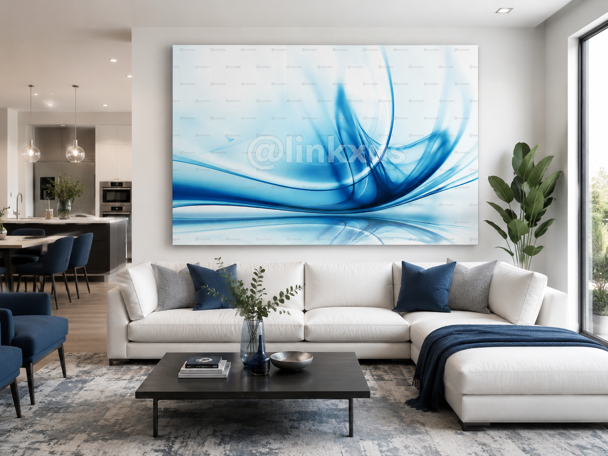 ABSTRACT BLUE 9