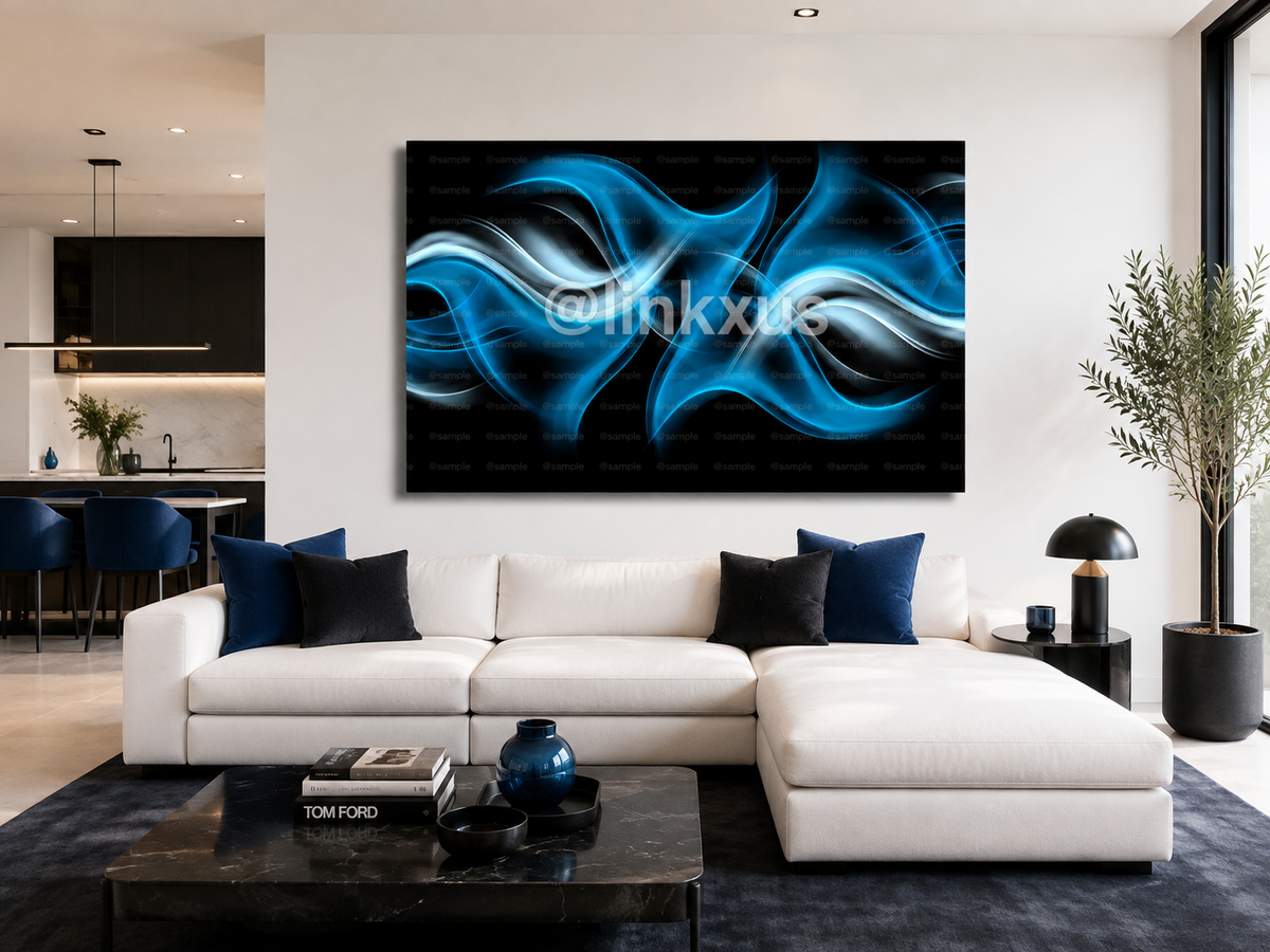 ABSTRACT BLUE