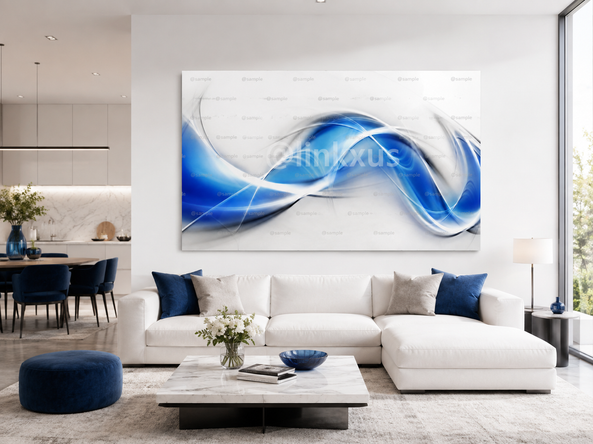 ABSTRACT BLUE