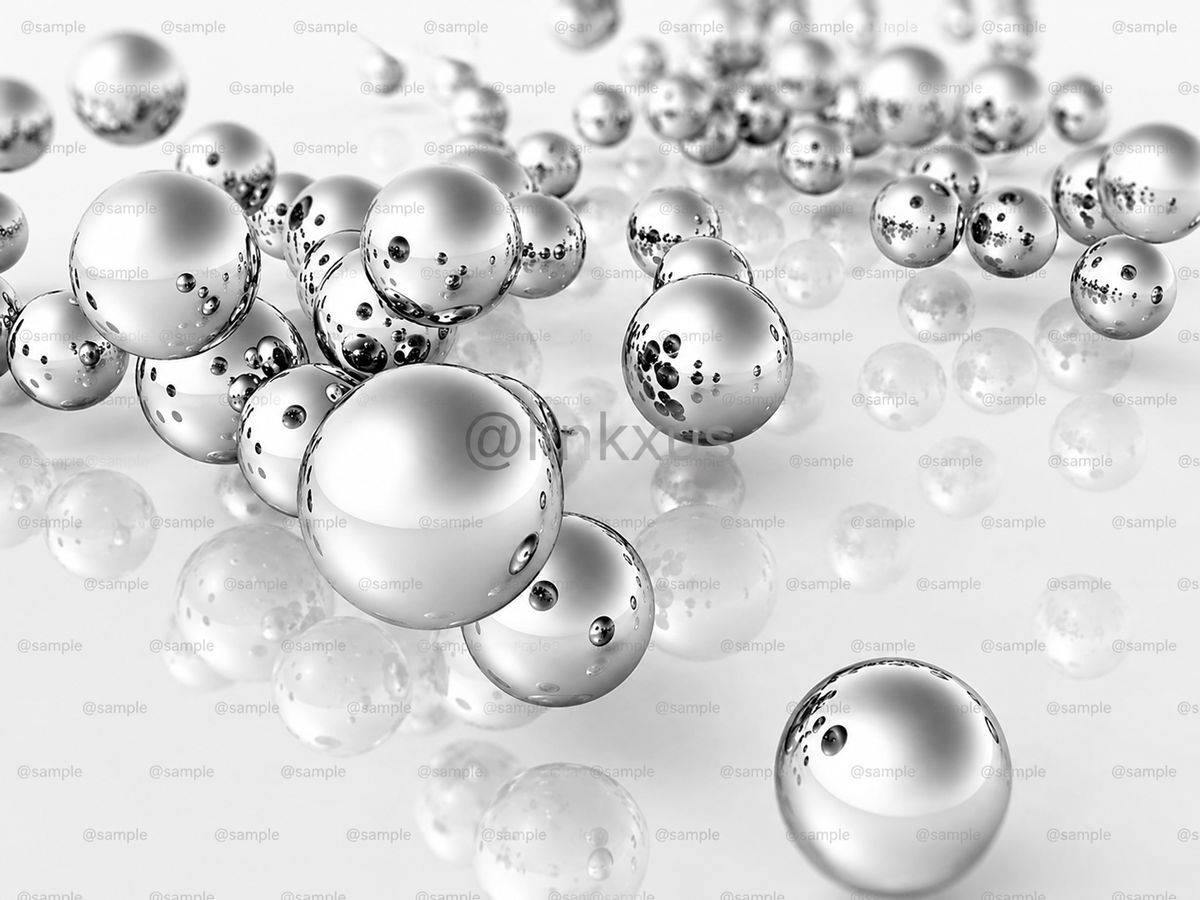ABSTRACT GREY BALLS