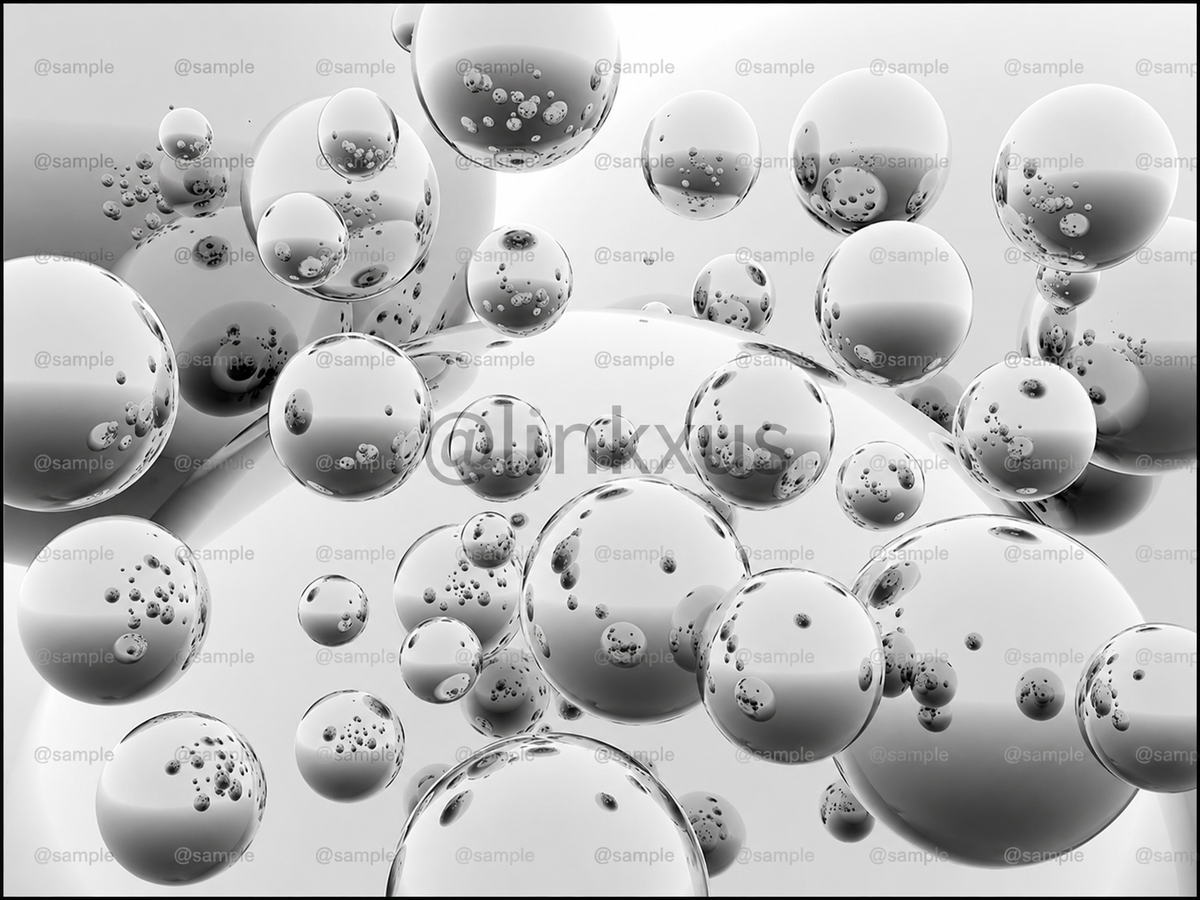 ABSTRACT GREY BALLS