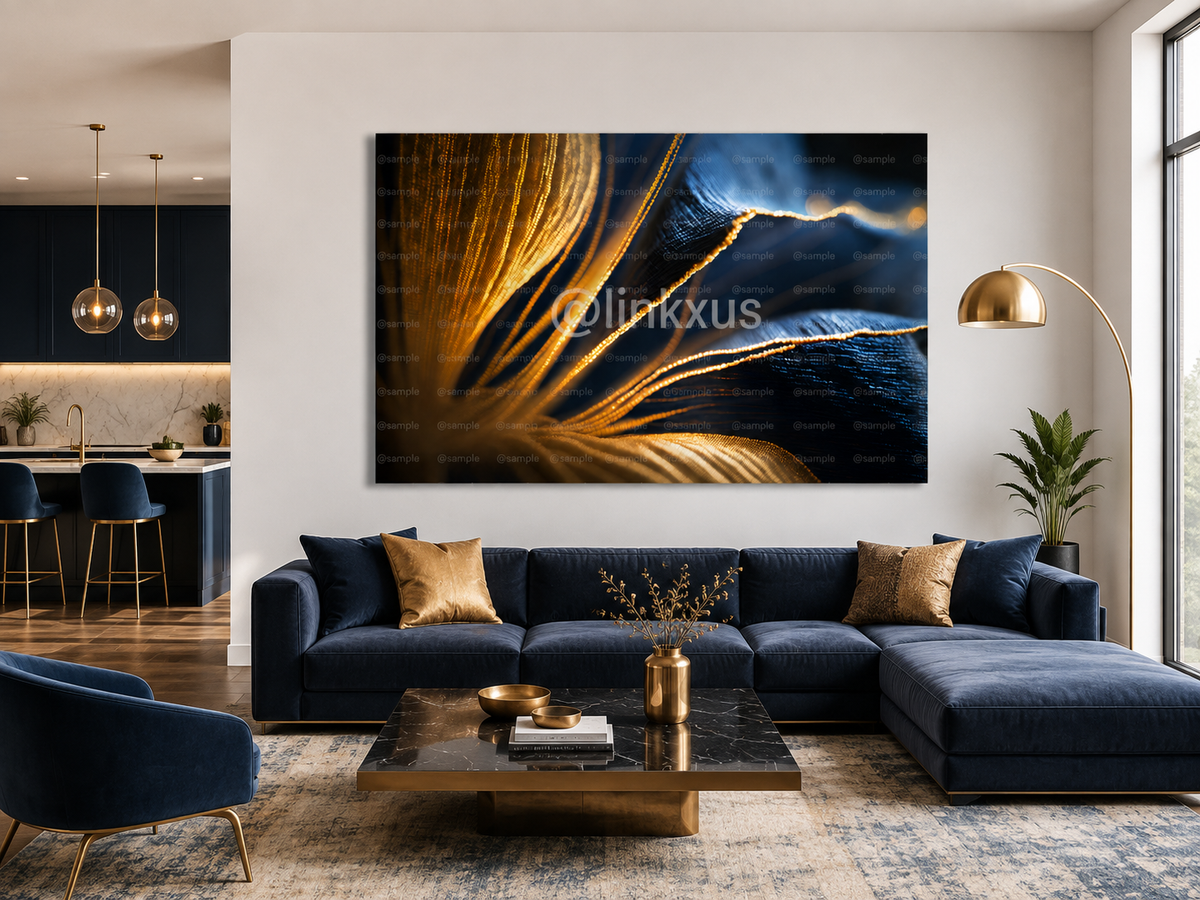 ABSTRACT GOLD/ BLACK
