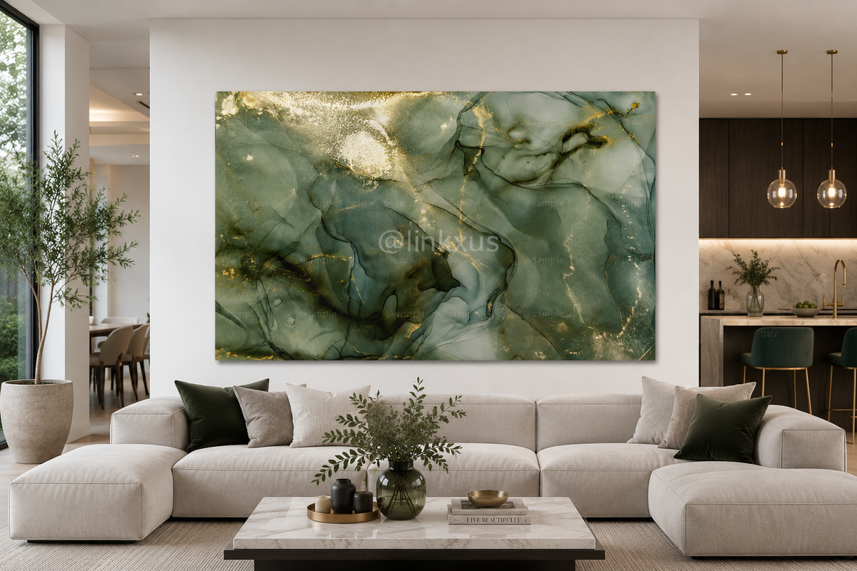 ABSTRACT GREEN