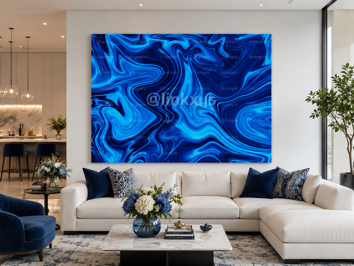 ABSTRACT BLUE