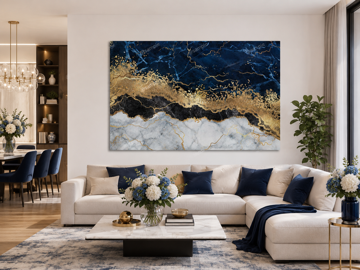 ABSTRACT BLUE