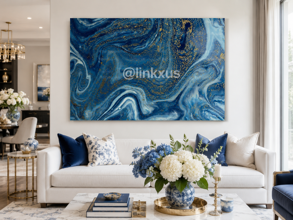 ABSTRACT BLUE