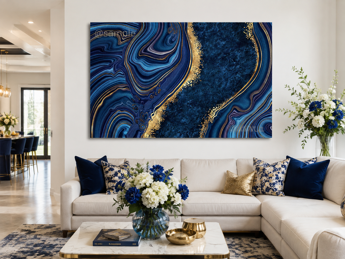 ABSTRACT BLUE