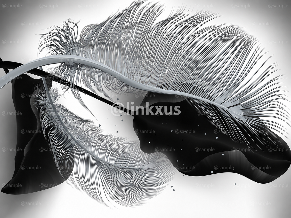 ABSTRACT LEAF GREY WITH GOLD AND SILVER