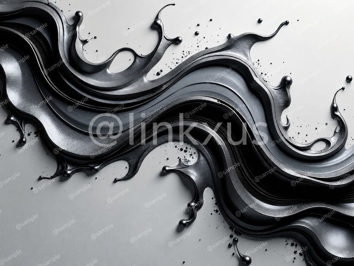 SPLASH BLACK ABSTRACT