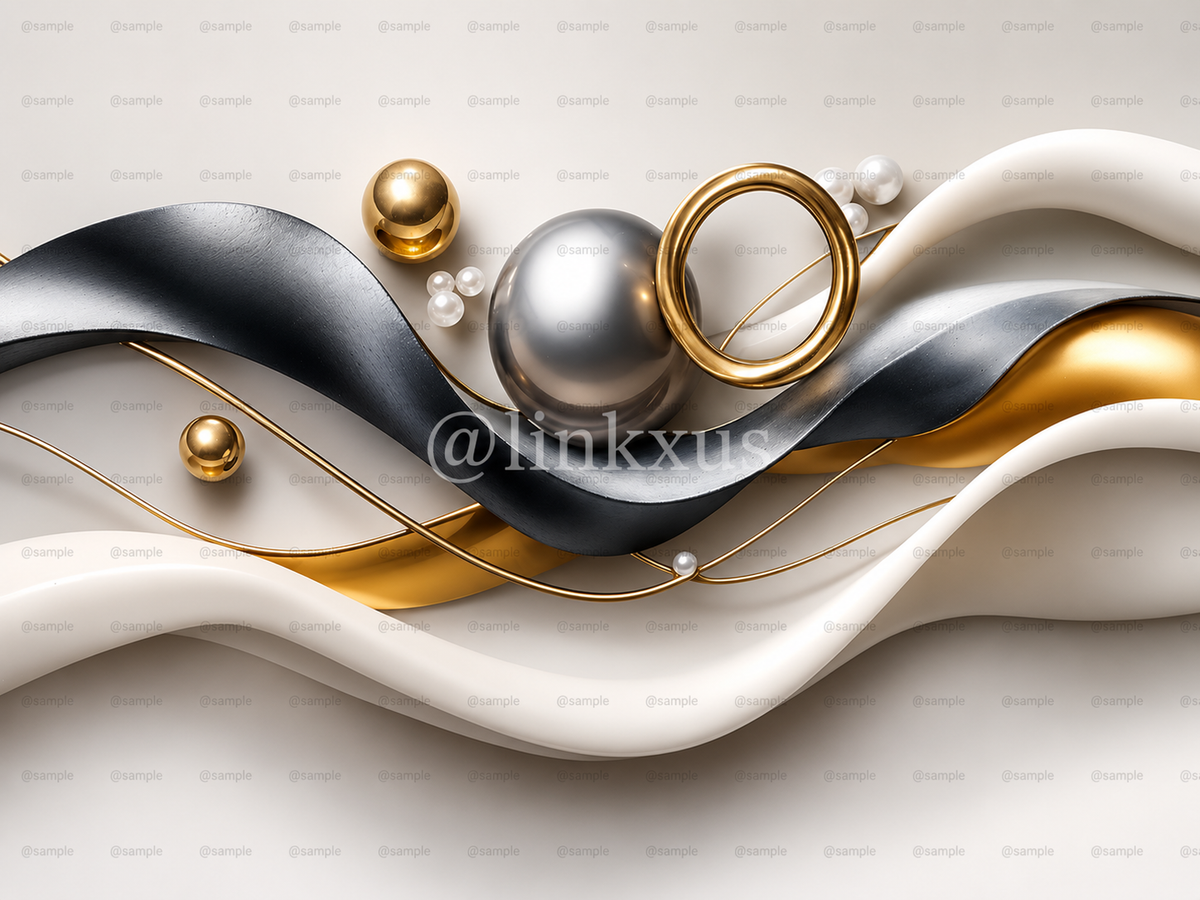 ABSTRACT RING AND BALLS