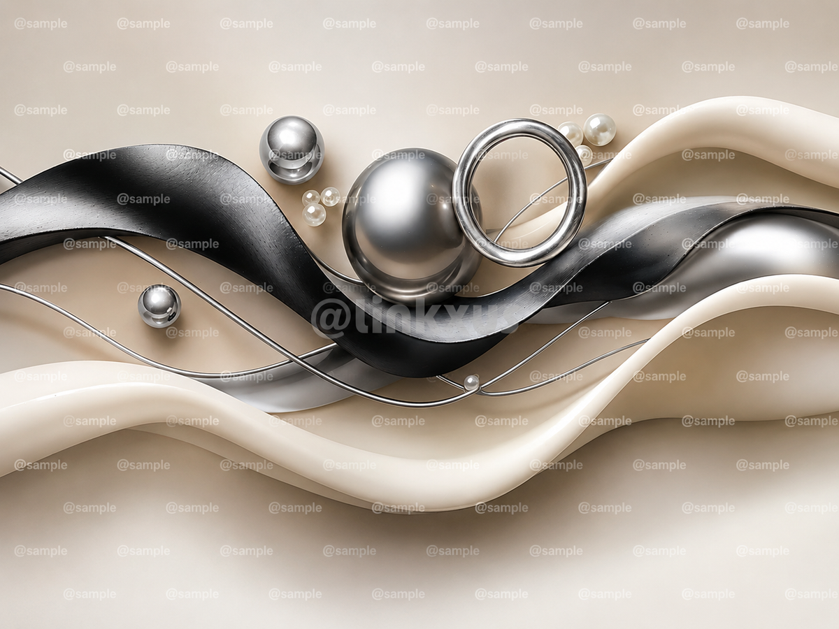 ABSTRACT RING AND BALLS