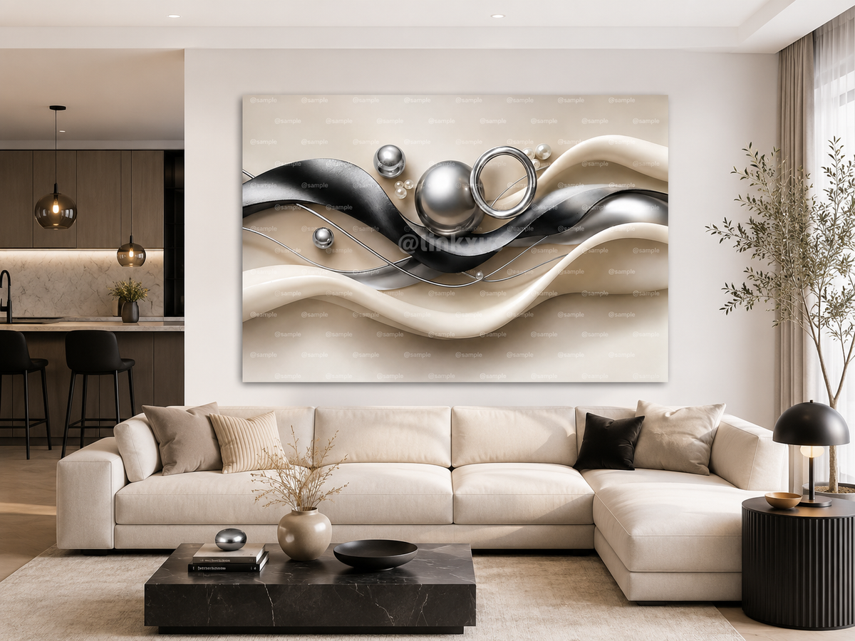 ABSTRACT RING AND BALLS
