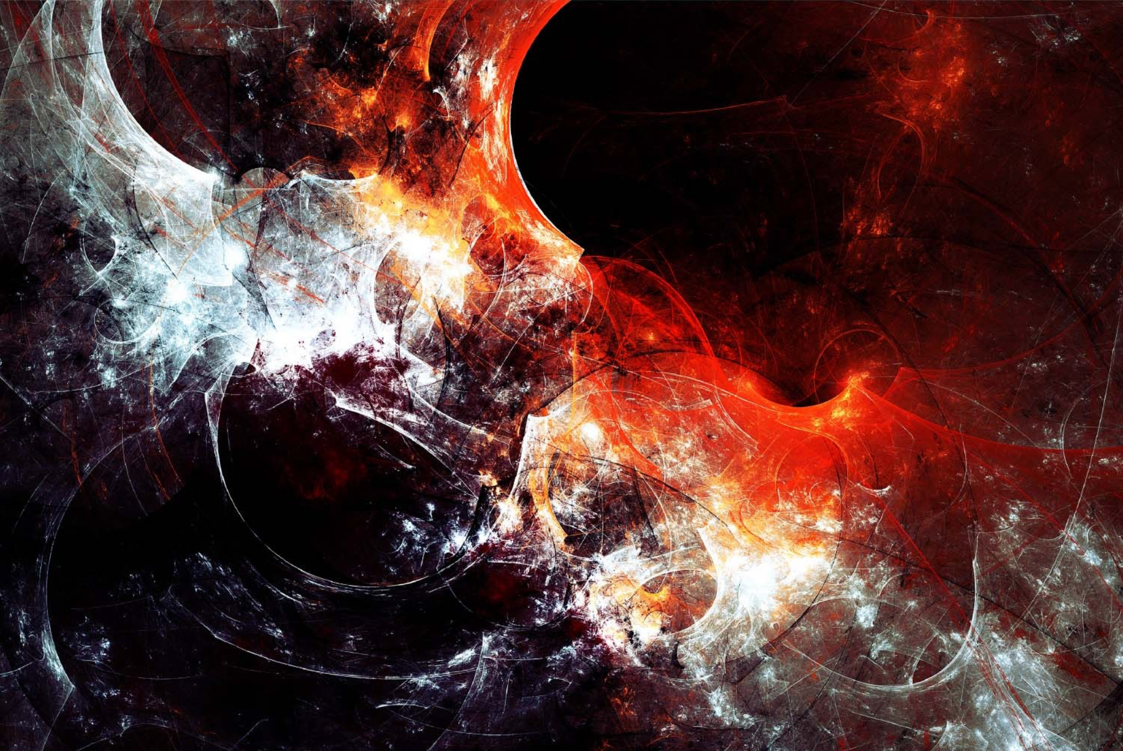 ABSTRACT RED