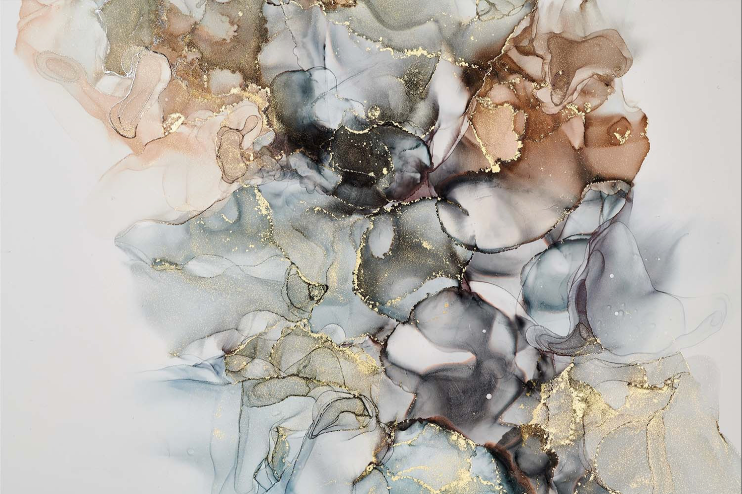 ABSTRACT GOLD BEIGE