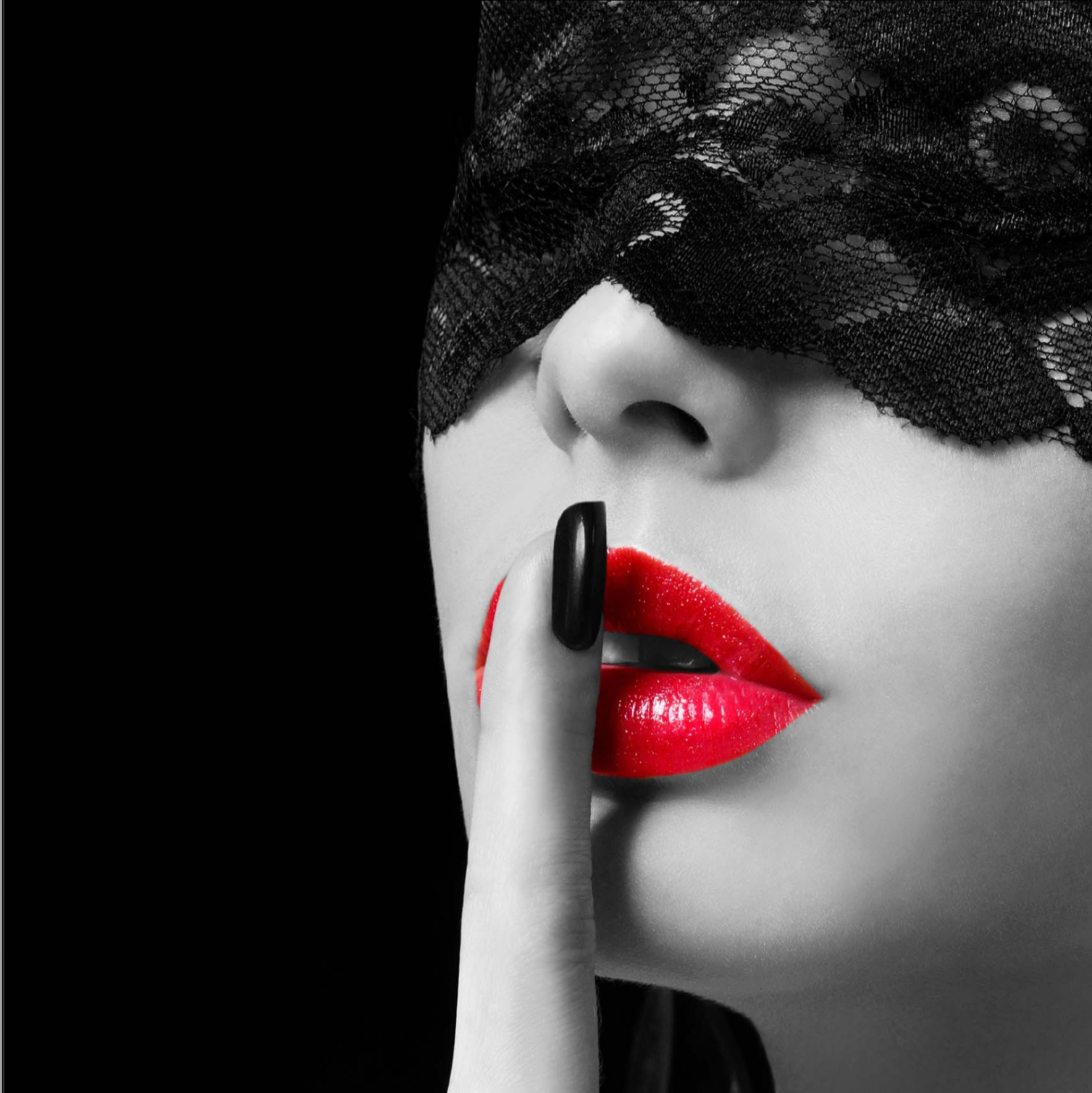 RED LIPS WOMAN