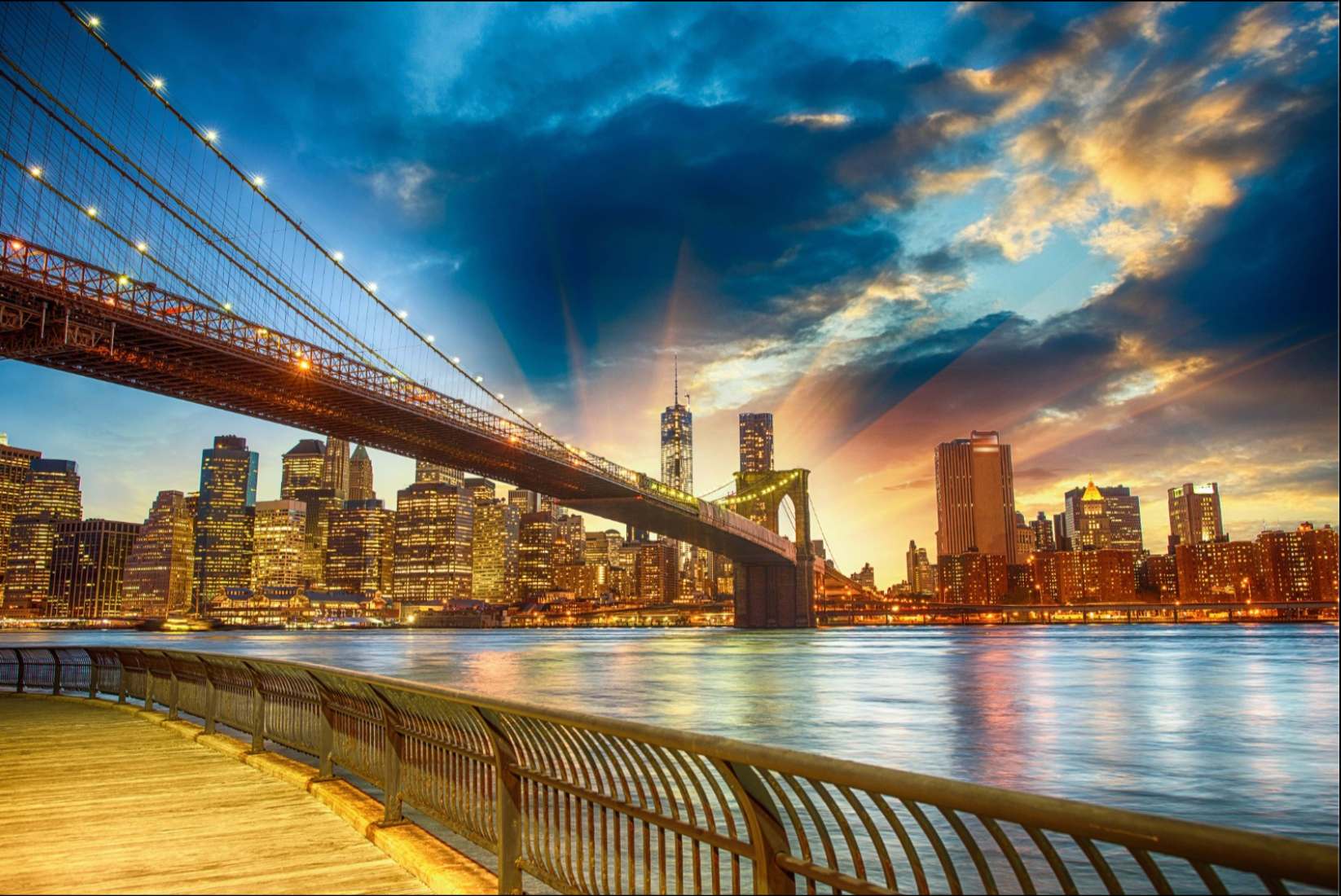 BROOKLYN BRIDGE SUNSET