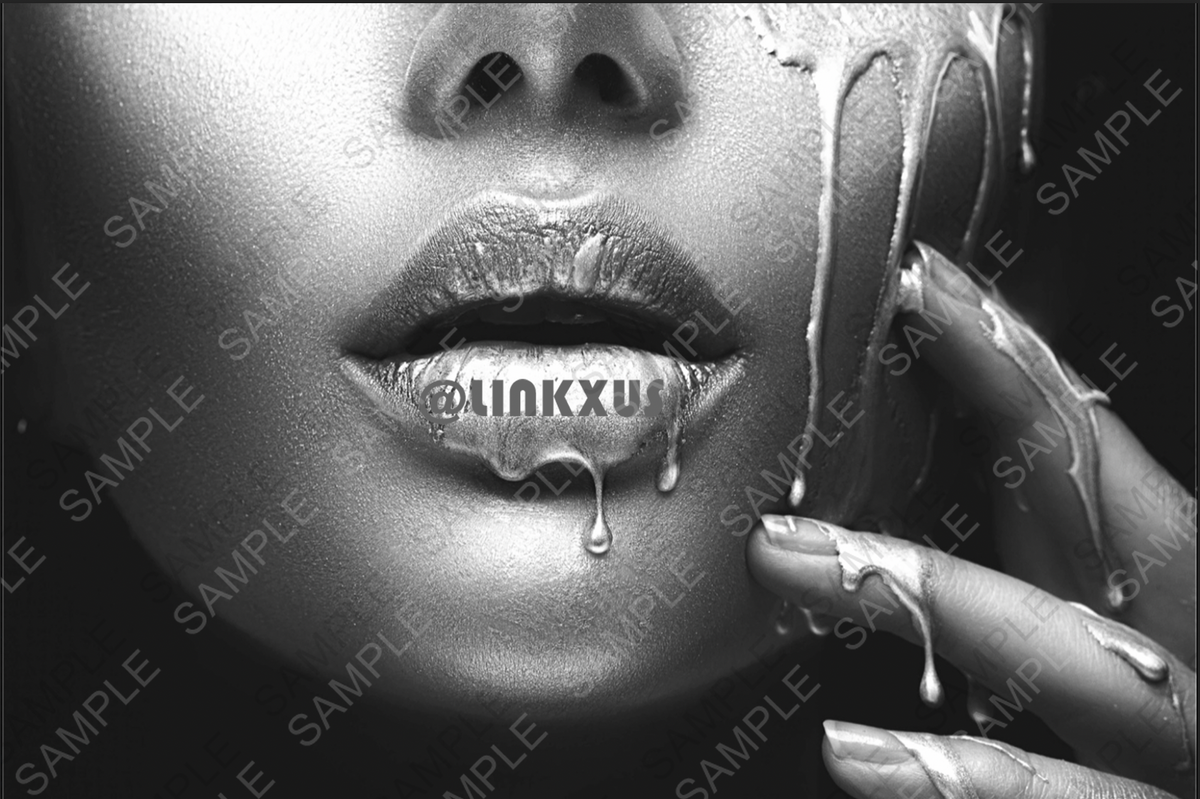 DRIPPING PAINT OF WOMAN FACE