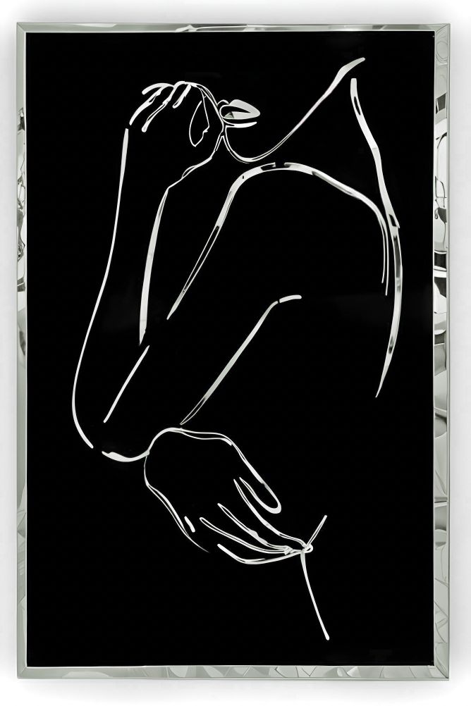 WOMAN SILHOUETTE MIRROR