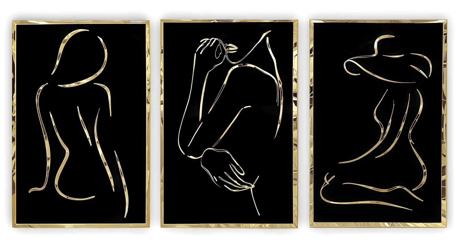WOMAN SILHOUETTE MIRROR