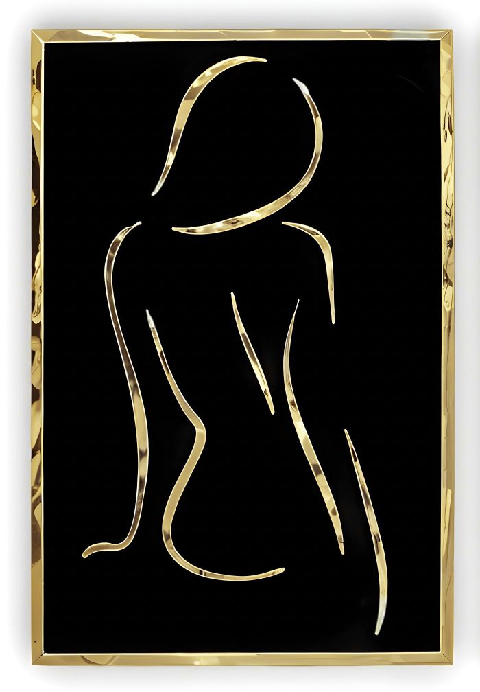 WOMAN SILHOUETTE MIRROR