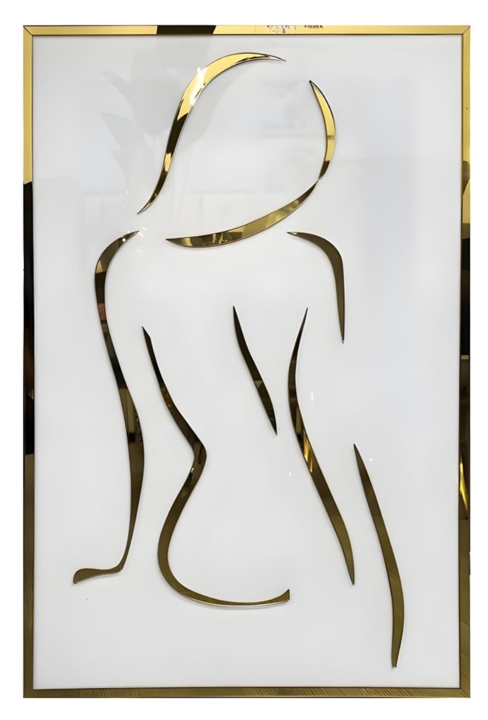 WOMAN SILHOUETTE MIRROR