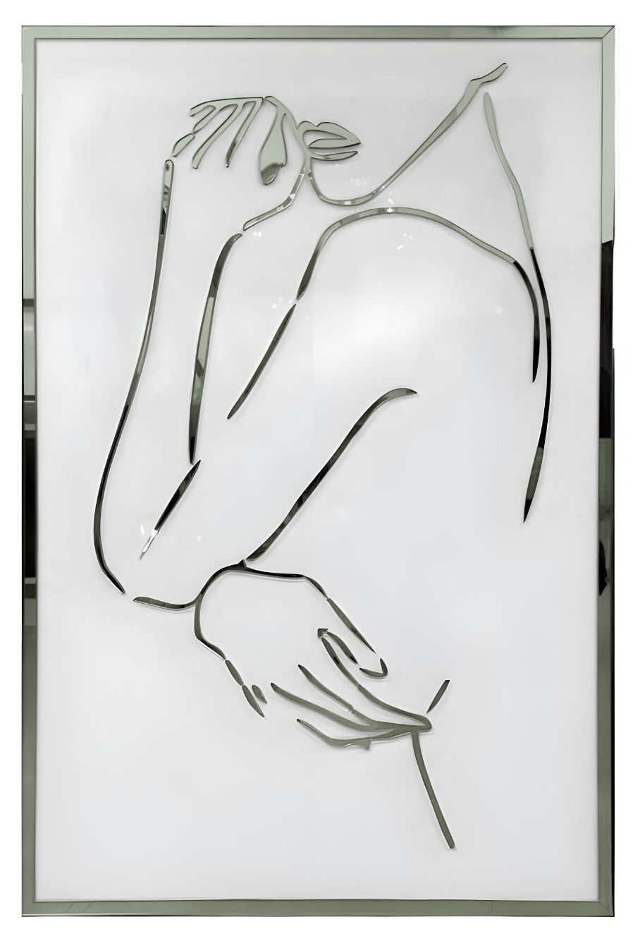 WOMAN SILHOUETTE MIRROR
